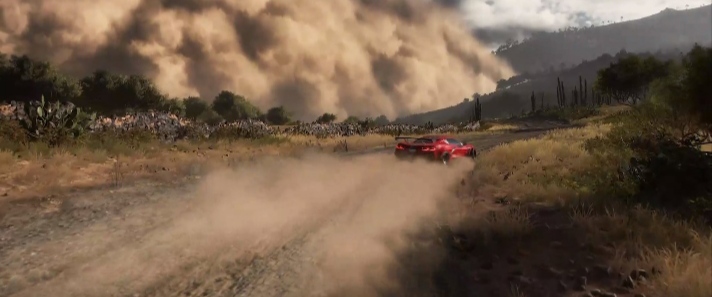 Гонка в бурю на Forza Horizon 5
