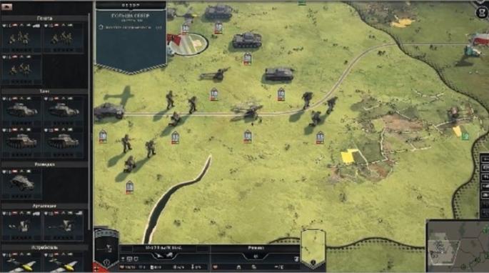 Боевые действия в игре Panzer Corps 2 