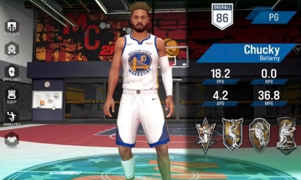 Настройка персонажей в NBA 2K22